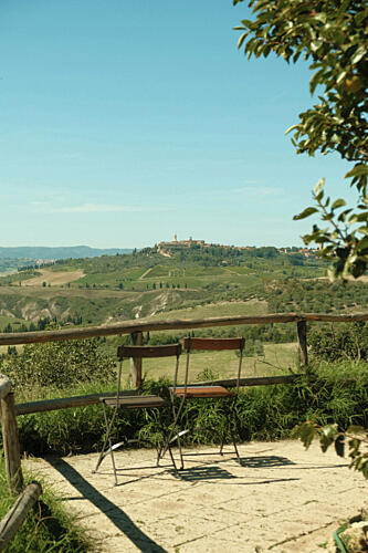 Seat in Tuscany Campagne reproduction