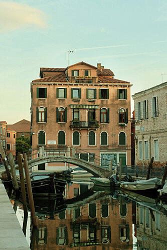 Venice at Dusk Art Print