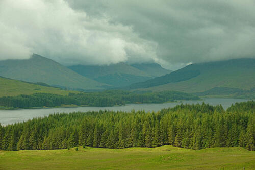 Scottish Highlands Montagne reproduction