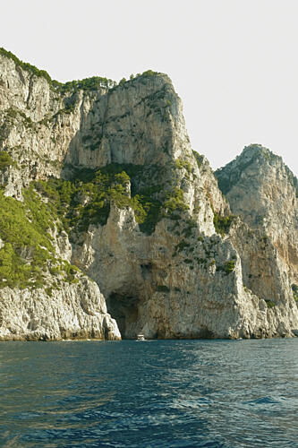 Capri Cliffs Art Print by Alicia Stanhouse Pyatt