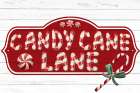 Candy Cane Lane Art Print