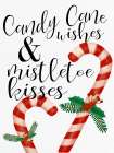 Candy Cane Wishes Art Print