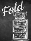 Laundry Chalkboard 3 Black & White Print