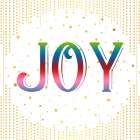 JOY Colorful Art Print