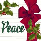 Peace Bow Art Print