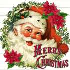 Santa Christmas Art Print