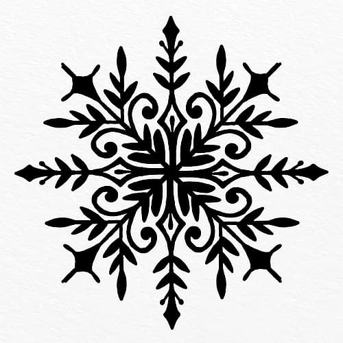Snowflake 1 Holidays Print