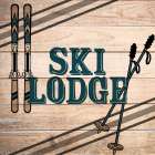 Ski Lodge Art Print