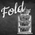 Laundry Chalkboard 3 Black & White Print