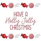 Holly Jolly Candy Art Print