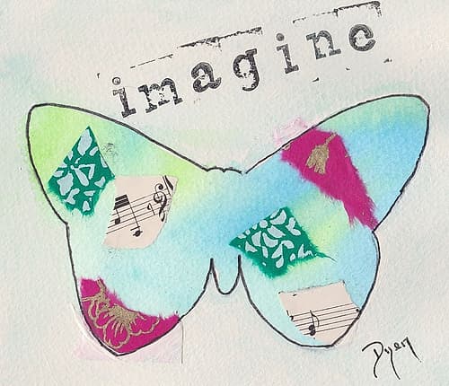 Butterfly Imagine Art Print