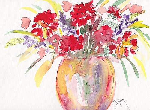 Summer Bouquet Art Print
