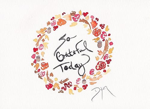 Fall Wreath I Inspirational Print
