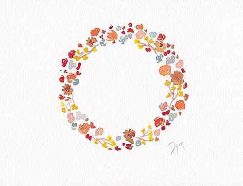 Fall Leaf II Art Print