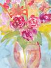 Florals Fresh Vase 1 Art Print