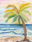 Coastal Palm Art Print