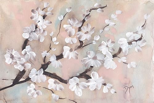 Tree Blossom Branch Art Print