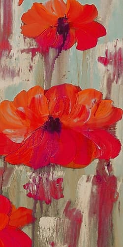 Crimson Rain 3 Art Print
