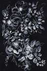 Midnight Flowers 1 Art Print