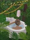 Jungle Bath Art Print