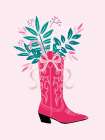 Christmas Boots Art Print