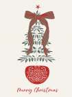 Merry Christmas Tree Art Print