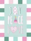 Joy Peace Love  Christmas V2 Art Print
