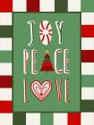 Joy Peace Love  Christmas Art Print