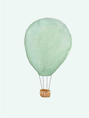 Floating 2 Kids Print