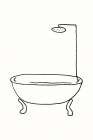 Shower Bathroom Art Print