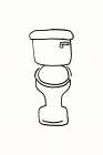 Toilet Art Print