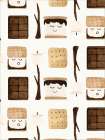 Smore Faces Pattern Art Print