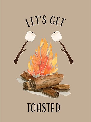 Lets Get Toasted Art Print