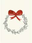 Christmas Wreath Art Print