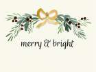 Merry And Bright Art Print
