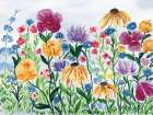 Fun Filled Florals Art Print