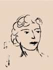 Woman Bust Art Print