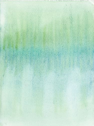 Green Waves Abstract Art Print