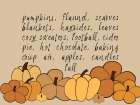 Fall Pumpkin Senitment Art Print