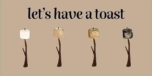 Lets Have A Toast Leisure Print