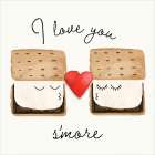 I Love You Smore Art Print