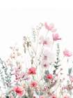 Pink Meadow 1 Art Print