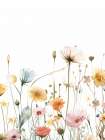Boho Wildflowers 1 Art Print