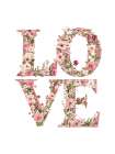 Pink Love Set 6 Art Print