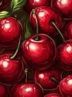 Cherry 7 Art Print