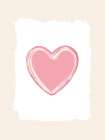Heart 5 Abstract Art Print