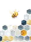 Honey Friends 2 Art Print