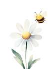 Honey Friends 3 Art Print