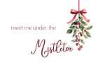 Under The Mistletoe 1 Botanical Print