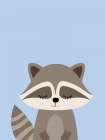 Woodland Pals 1 Art Print